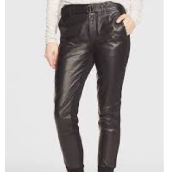 Vince Pants - Vince lamb leather jogger pants